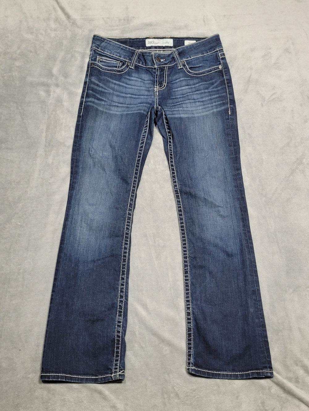 BKE Denim Stella Dark Wash Bootcut Womens Jeans Size 30R x 30.5